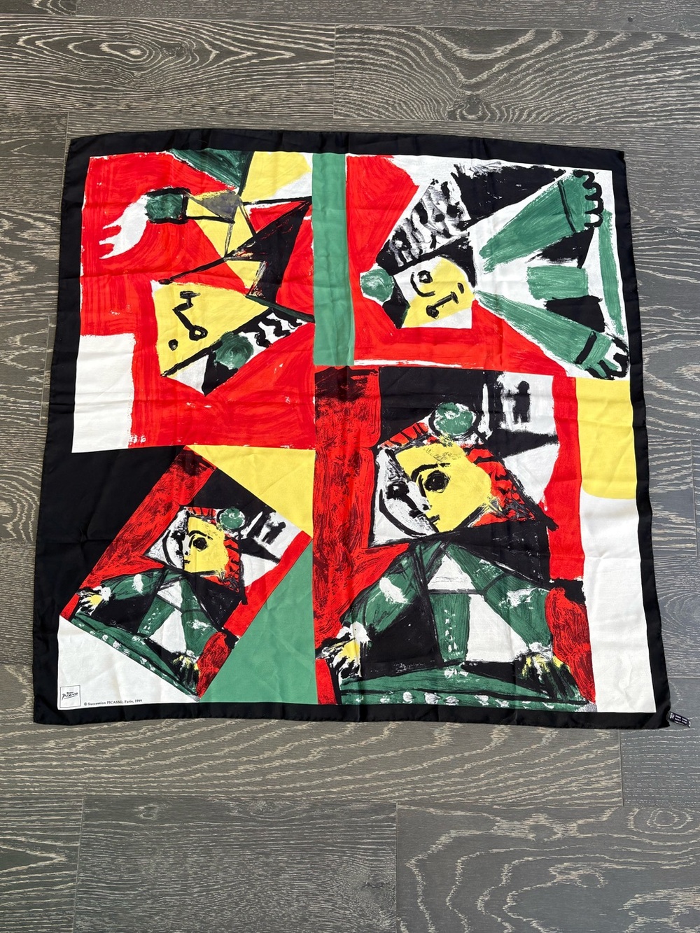 VTG 1999 Succession Picasso Silk Scarf